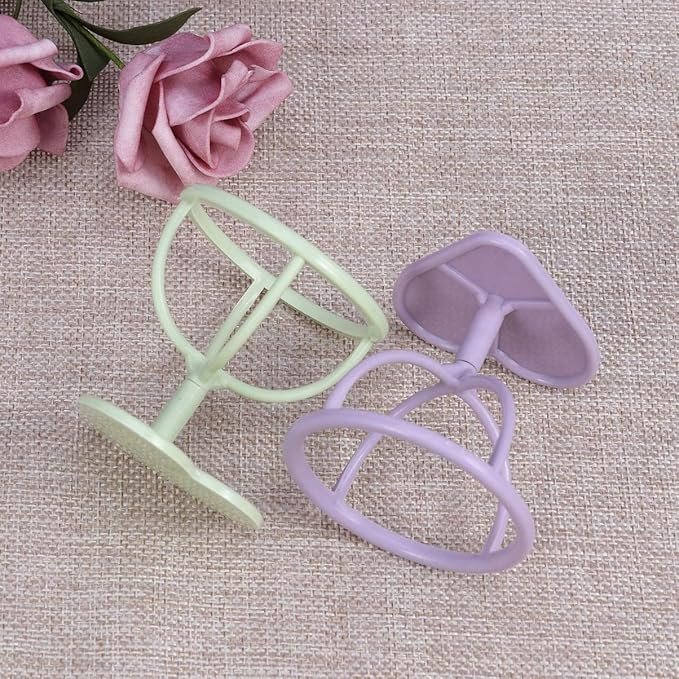Beaupretty 2pcs Makeup Sponge Storage Shelf Powder Puff Holder Tool for Organizing Makeup Sponges and Chic Drying Rack for Dresser Display