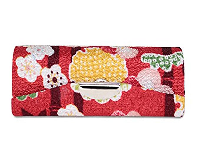 Set of 6~Cute Japanese Flower Style Lipstick Case Holder w Mirror Gift P22635-6 ~ We Pay Your Sales Tax