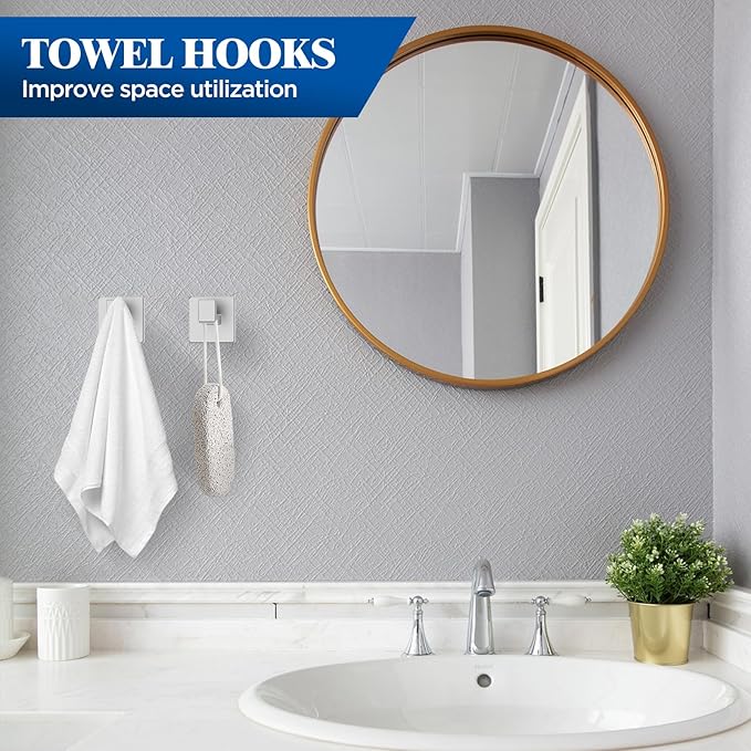 10-Pieces Brushed Nickel Bathroom Accessories Set, Bath Towel Bar Set, SUS 304 Stainless Steel Bathroom Hardware Set, Towel Holder, Towel Racks for Bathroom Wall Mounted