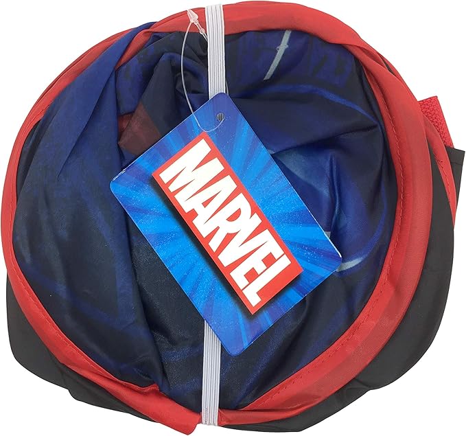 Jay Franco Marvel Spiderman Web Sling Pop Up Hamper - Mesh Laundry Basket/Bag with Durable Handles, 22" x 14"