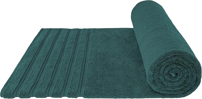 American Soft Linen 35x70 Jumbo Large Bath Towel, 600 GSM 100% Cotton Turkish Bath Sheet, Oversized Luxury Bath Towel for Bathroom Beach and Pool, Teal