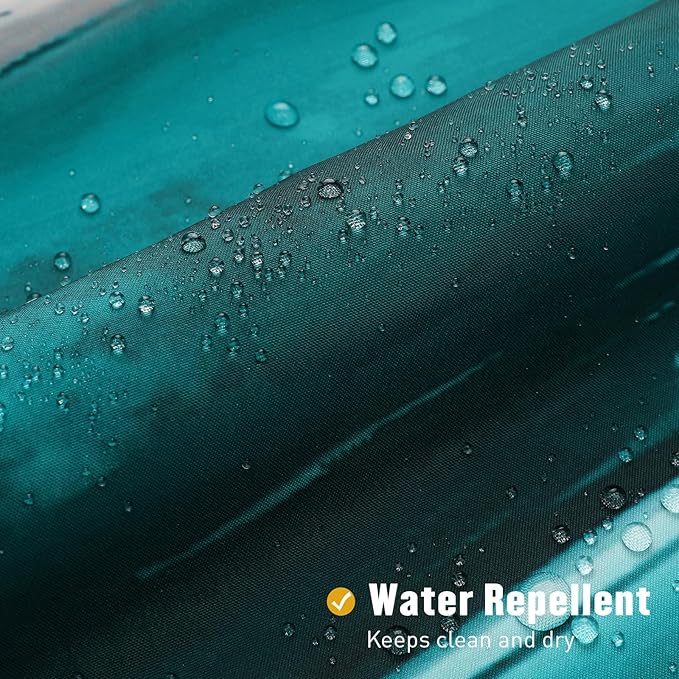 MitoVilla Teal Blue Shower Curtain, Graffiti Ombre Fabric Shower Curtains for Modern Abstract Bathroom Decor, Brush Strokes Oil Painting Design, Turquoise, 72 x 72