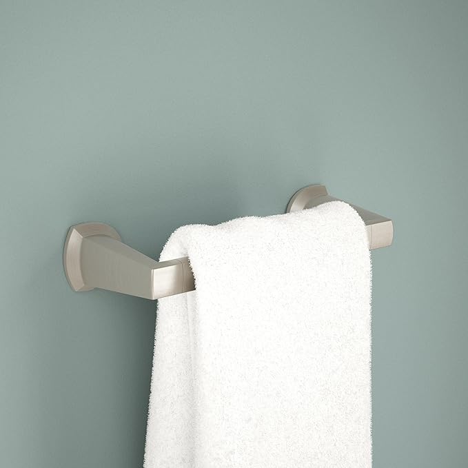Delta Galeon (1-Pack) 8'' Towel Rack for Bathroom Stainless Steel Towel Bar for Bathroom Wall Hand Towel Holder Rod Wall Mounted Kitchen Towel Holder 77208-SS