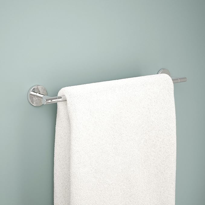 Delta 75918 Trinsic 18 in. Wall Mount Towel Bar Bath Hardware Accessory in Polished Chrome
