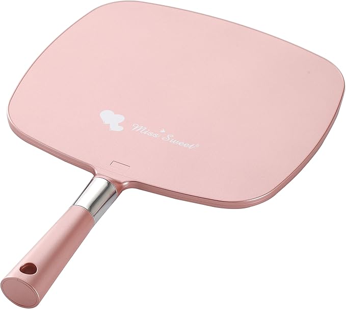 Miss Sweet Handheld Mirror Makeup Mirror (Rose Gold)