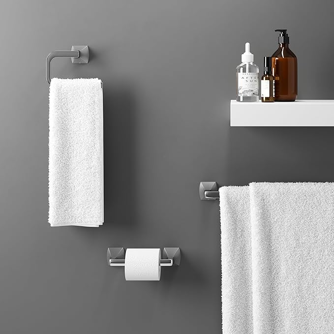 Pfister Bruxie Toilet Paper Holder, Bathroom Tissue Roll Holder, Wall-Mounted, Screw-in, Polished Chrome Finish, BPHBIE0C