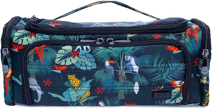 Lug Trolley Cosmetic Case, WILDLIFE BLACK