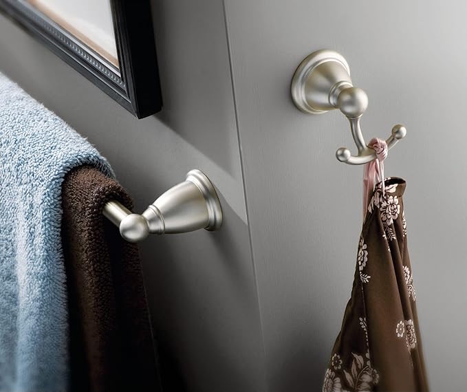 Moen YB2224CH Brantford Collection 24-Inch Bathroom Single Towel Bar, Chrome