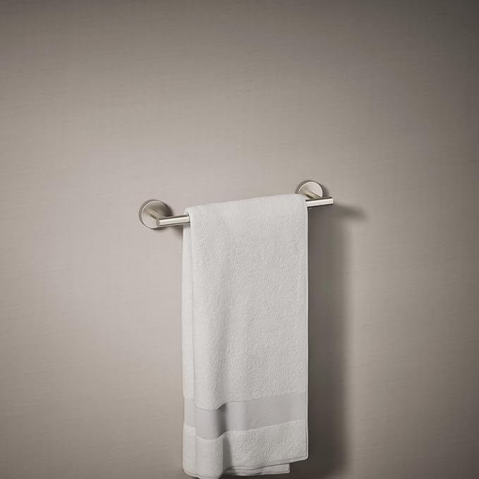 Kohler 27288-BN Elate® 12" Towel bar, Vibrant Brushed Nickel