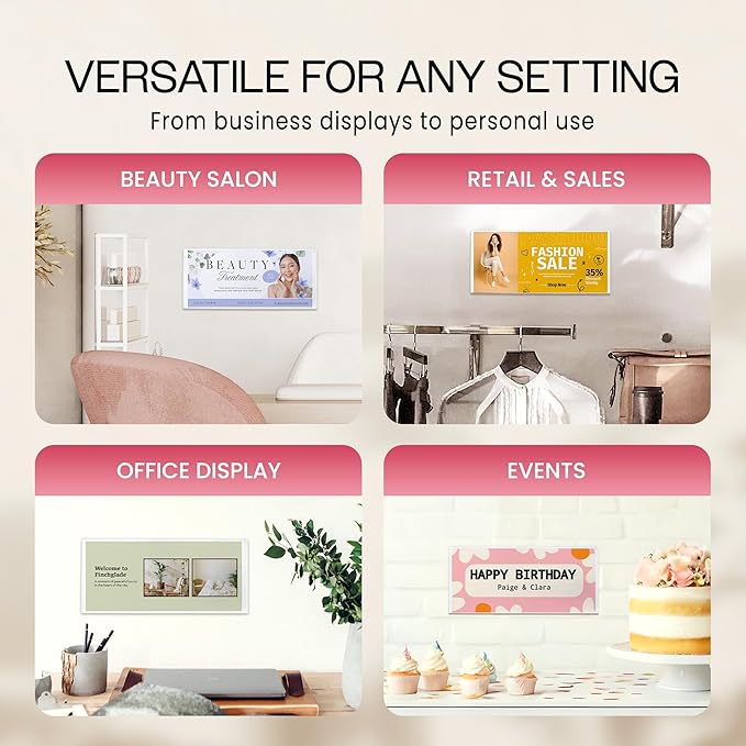 Beauticom Clear Acrylic License Holder for Cosmetology or Other Business (Quantity: 2 Pieces)