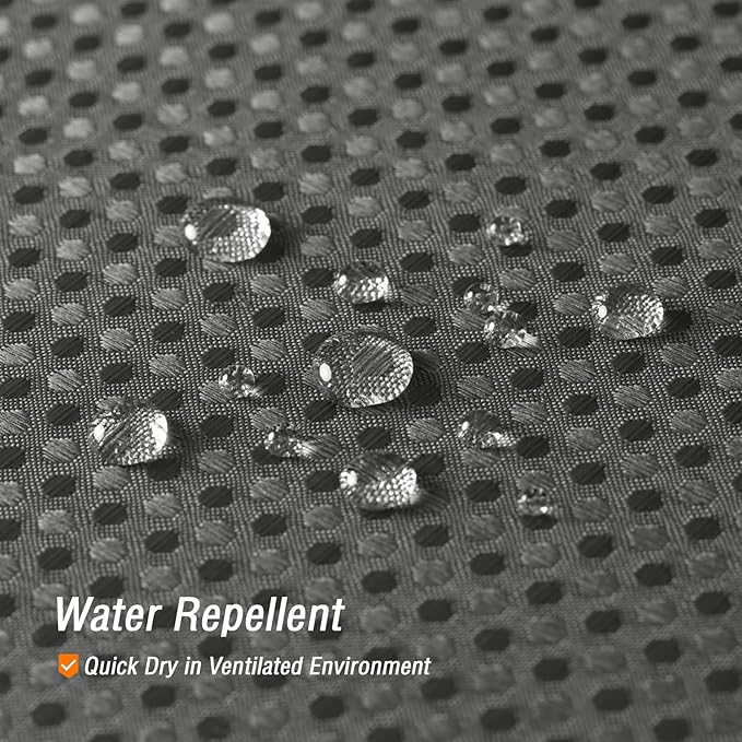 Gibelle Charcoal Grey Shower Curtain, Waffle Weave Textured Fabric Shower Curtain for Bathroom - Soft Cloth & Hotel Spa Luxury, Water Repellent, Machine Washable, 72X72, Charcoal Grey