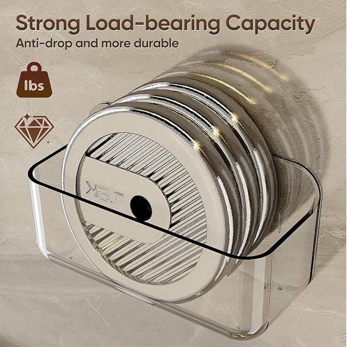 Acrylic Shower Caddy,6 Pack Acrylic Rustproof Shower Organizer with Large Capacity,No Drilling Shelves for Bathroom Storage & Home Decor (Clear)