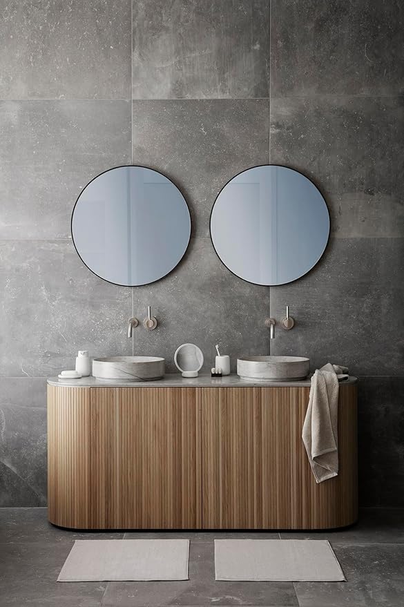 Blomus Sono 66279 Cosmetic Mirror Bathroom Mirror Ceramic White