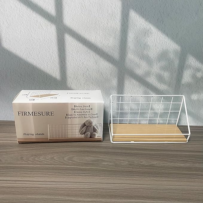 Bathroom Shelves Over Toilet with Storage Basket, Floating Shelves Wall Shelves for Home Organization & Wall Decor