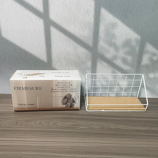 Bathroom Shelves Over Toilet with Storage Basket, Floating Shelves Wall Shelves for Home Organization & Wall Decor
