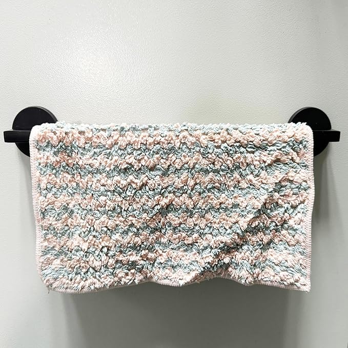 Magnetic Towel Bar for Dishwasher, Magnetic Towel Holder Towel Hook Hanger for Fridge, Kitchen Stove, Oven, Refrigerator, Sink Laundry Washing Machine,dryers,Metal Garage Door. Black