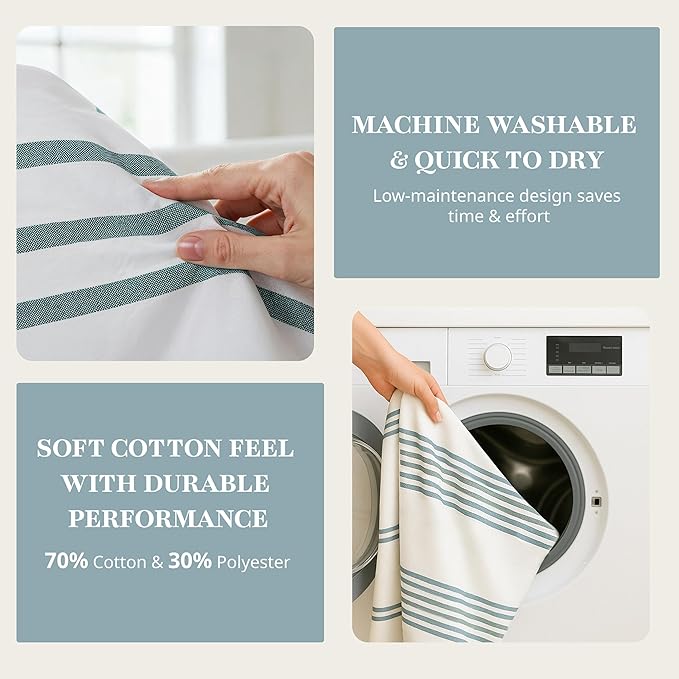 LANE LINEN Waterproof Fabric Shower Stall Curtain - 72 x 36 Compact Size - Built In Waterproof Lining - Spa Inspired Bathroom Style - Quick Dry, Machine Washable & Perfect for small space - Sage Green