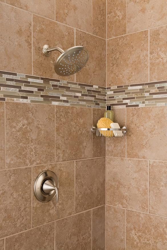 Moen YB5275OWB Wynford Corner Shower Basket for Bathroom Storage, Old World Bronze