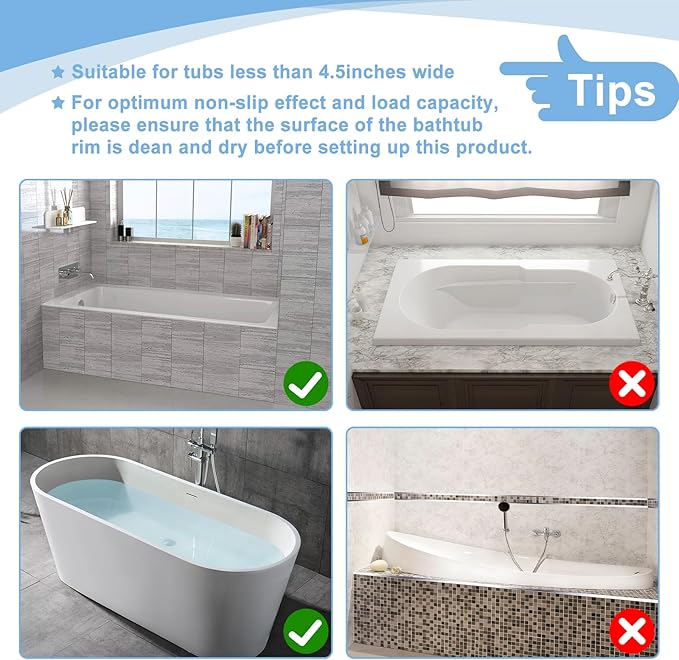 Cerpourt Baby Bath Toys Storage, Saddle Shape 4 Compartment Mesh Bath Toy Organizer, Quick Access Bathtub Toy Holder, Quick Dry Plastic & Polyester Material