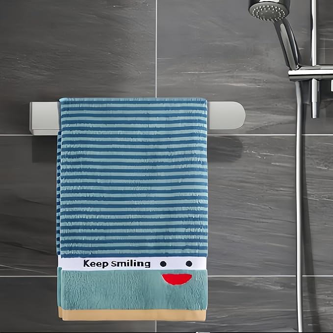 SEIDO Hand Towel Holder, Heavy Duty Self Adhesive Towel Bar ?€? No Drill Stick on Wall, SUS 304 Stainless Steel Towel Rack for Small Bathroom, Kitchen, RV, Brushed Nickel