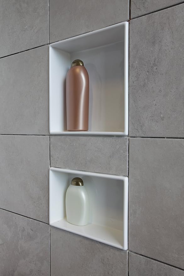 Sanitary CleanLine One Compartment Recessed Niche Tile Shampoo