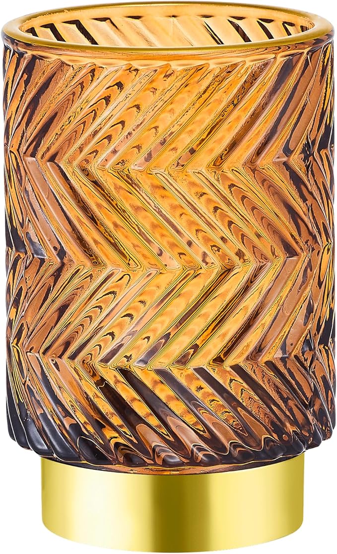 Makeup Brush Holder Organizer,Toothbrush Holders,Desk Pen Pencil Holder,Multifunctional Vintage Glass Brush Cup???A40-5-US???