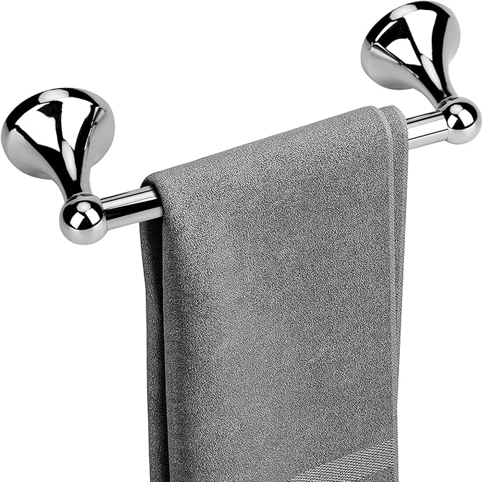 Antique Hand Towel Holder Chrome for Bathroom,Towel Bar 9-Inch,Bathroom Accessories Towel Rack, Wall Mounted,Towel Hanger,Towel Ring for Bathroom