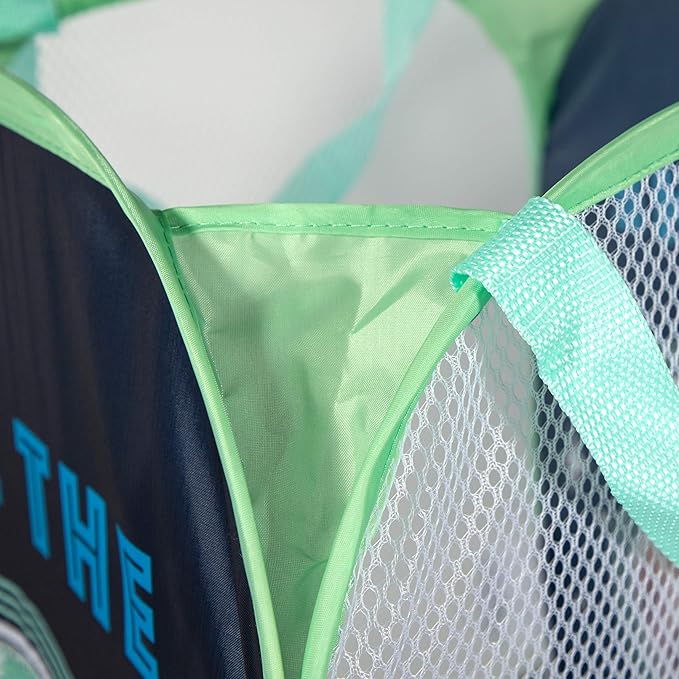 Jay Franco Star Wars The Mandalorian The Child Pop Up Hamper - Mesh Laundry Basket/Bag with Durable Handles - Features Baby Yoda Grogu (Official Star Wars Product)