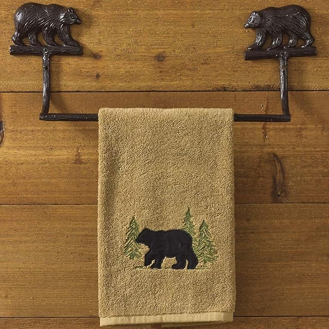 Park Designs Cast Bear Towel Bar - 16"