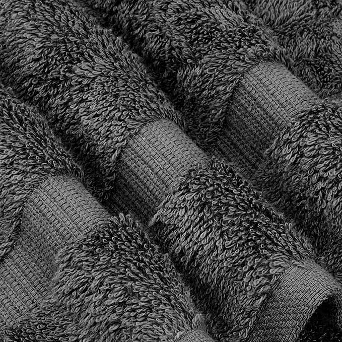 Chakir Turkish Linens, 100% Cotton Premium Quality Turkish Bath Sheets (35''x70'' Large Bath Sheet Towels - Dark Gray)