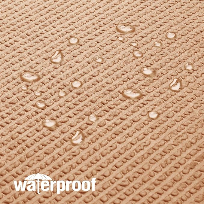 OVZME Small Stall Shower Curtain - Embossed Textured Bathroom Curtain, 36 x 72 Shower Curtain for RV Camper, Machine Washable Water Resistance, Coral