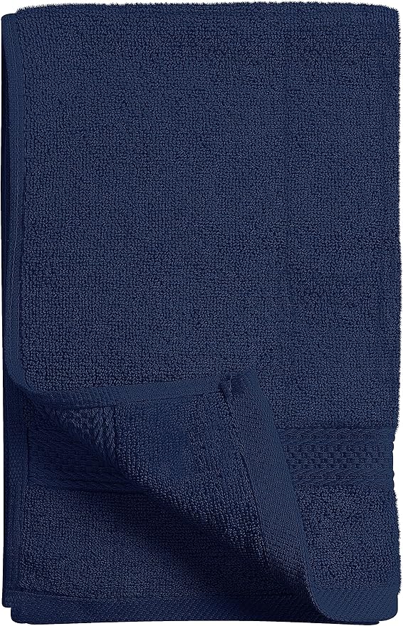 Utopia Towels 6 Pack Premium Hand Towels Set, 16 by 28 inches, 100% Ring Spun Cotton, Ultra Soft and Highly Absorbent 600GSM Towels for Bathroom, Gym, Shower, Hotel, and Spa, Navy Blue