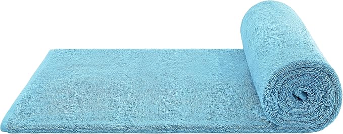 Cotton Paradise, 100% Cotton 40x80 Oversized Bath Sheet, Extra Large Turkish Bath Towels for Bathroom, Sky Blue Bathsheet