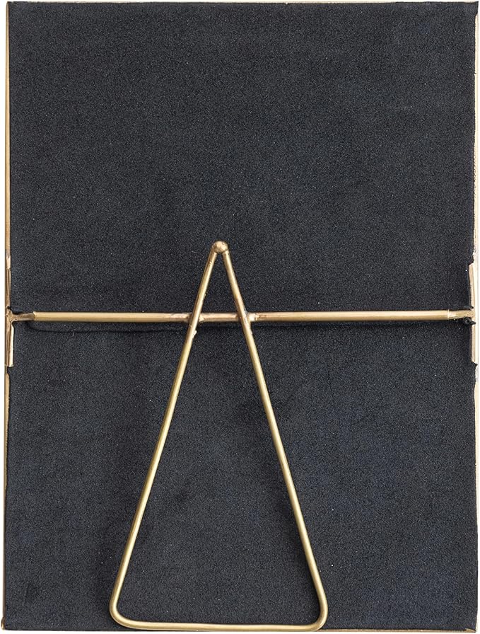 Creative Co-Op Rectangular Accent Standing Mirror, Brass