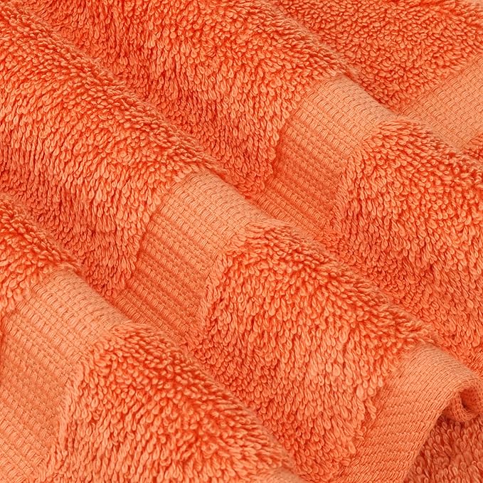 Chakir Turkish Linens Luxury Spa and Hotel Quality Premium Turkish Cotton 6-Piece Towel Set (2 x Bath Towels, 2 x Hand Towels, 2 x Washcloths)