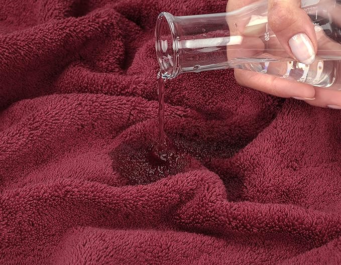 American Soft Linen 35x70 Jumbo Large Bath Towel, 600 GSM 100% Cotton Turkish Bath Sheet, Oversized Luxury Bath Towel for Bathroom Beach and Pool, Bordeaux