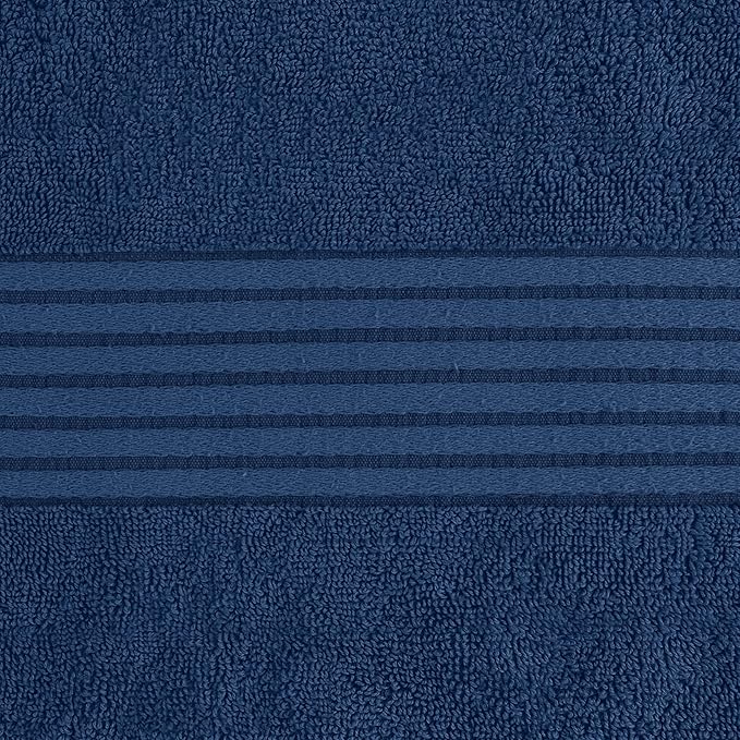 Utopia Towels Luxurious Bath Towels Set, 27 x 54 Inches 100% Ring Spun Cotton, 4 Pack Navy Blue
