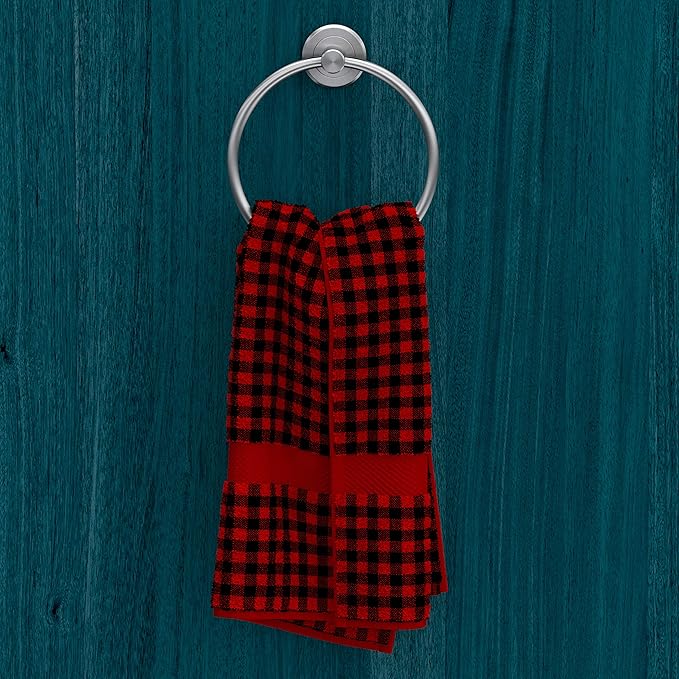 Gatco 4292 Latitude II Towel Ring | Modern Hand Towel Holder for Bathroom | Stylish Decorative Hardware, Heavy Duty Metal, EZ Ancor Mounting | Satin Nickel