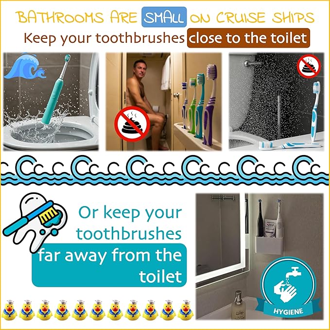 Cruise Ship Essentials Magnetic Toothbrush Holder Cruise Essentials 2026.Caribbean Cruise Must Haves. Alaskan Cruise Must Haves. Cruise Ship Essentials 2026, Caribbean Royal (1)