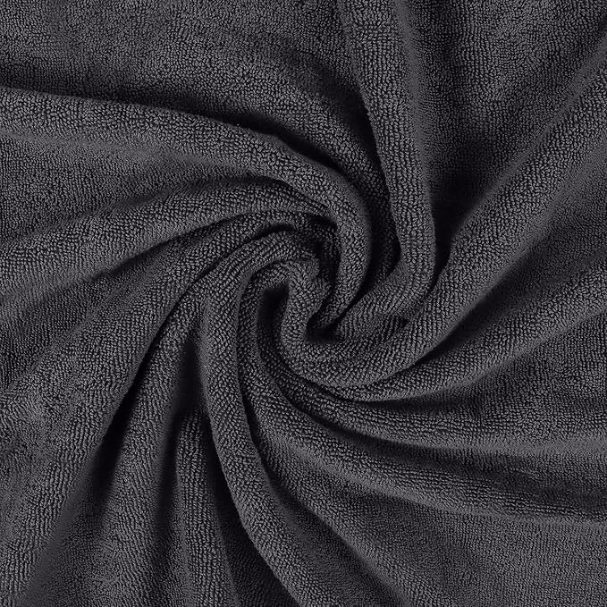 Utopia Towels - Luxurious Jumbo Bath Sheet 8 Piece - 600 GSM (35X70 Inches) 100% Ring Spun Cotton - Highly Absorbent and Quick Dry Extra Large Bath Towel - Super Soft Hotel Quality Towel (Grey)