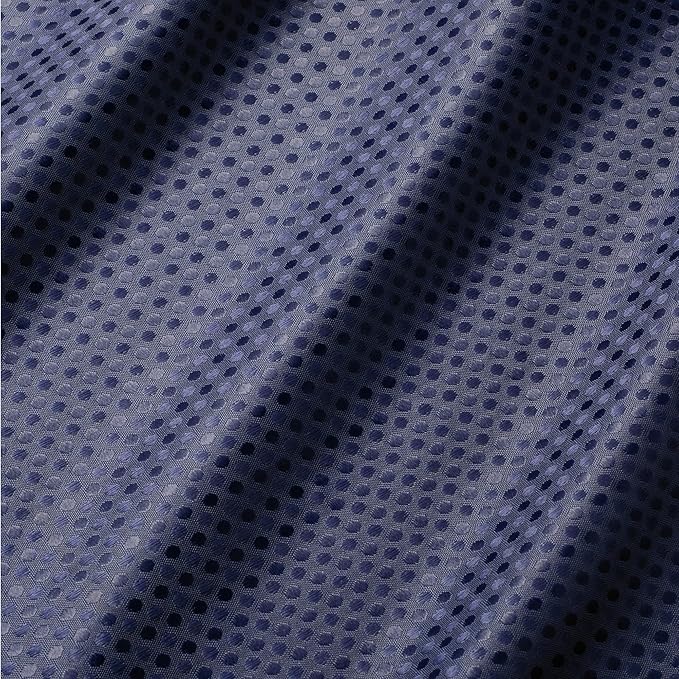 Amazon Basics Modern Style Polyester Shower Curtain, Quick-Drying, 72x72 inches, Navy Blue