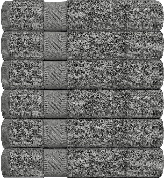 Utopia Towels 18 Pack Bath Towel Set (24 x 48 Inches), 500 GSM 100% Ring Spun Cotton Medium Lightweight and Highly Absorbent Quick Drying, Premium Towels for Hotel, Spa and Bathroom